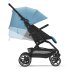 Спортна количка Cybex Gold Eezy S+ 2 детска, големи колела, удобна - Beach Blue - 7