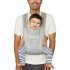 Πορτμπαγκάζ Ergobaby Embrace Soft Air Mesh, αναπνεύσιμο και άνετο για τη γέννηση, 11 κιλά - Απαλό γκρι - 3