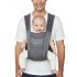 Ergobaby Embrace Soft Air Mesh Αναπνεύσιμος Μάρσιπος Μωρού Από Τη Γέννηση (11kg) - Washed Black - 3