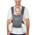 Кош за новородено Ergobaby Embrace Soft Air Mesh, дишащ и удобен за раждане, 11 кг - Wasted Black - 3