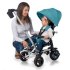 Tricicleta pentru copii Qplay Nova Rubber, ultra-pliabila,10 luni - 3 ani -Turcoaz - 5