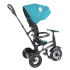 Tricicleta pentru copii Qplay Rito Rubber, pliabila, 12 luni - 3 ani - Albastru deschis - 6