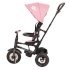 Tricicleta pentru copii Qplay Rito Rubber, pliabila, 12 luni - 3 ani - Roz - 3