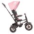 Tricicleta pentru copii Qplay Rito Rubber, pliabila, 12 luni - 3 ani - Roz - 5