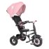Tricicleta pentru copii Qplay Rito Rubber, pliabila, 12 luni - 3 ani - Roz - 2