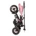 Tricicleta pentru copii Qplay Rito Rubber, pliabila, 12 luni - 3 ani - Roz - 6