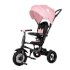 Tricicleta pentru copii Qplay Rito Rubber, pliabila, 12 luni - 3 ani - Roz - 1