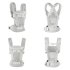  Πορτάκι μωρού Ergobaby Adapt Soft Flex Mesh, αναπνεύσιμο και άνετο, 0 - 4 ετών, Pearl Grey - 3