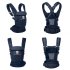  Кош за новородено Ergobaby Adapt Soft Flex Mesh, дишащ и удобен, 0 - 4 години, Midnight Blue - 3