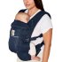  Кош за новородено Ergobaby Adapt Soft Flex Mesh, дишащ и удобен, 0 - 4 години, Midnight Blue - 2