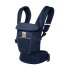  Кош за новородено Ergobaby Adapt Soft Flex Mesh, дишащ и удобен, 0 - 4 години, Midnight Blue - 1