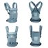 Μάρσιπος Ergobaby Adapt Soft Flex Mesh, Αναπνέον και Άνετο, 0 - 4 Ετών, Μπλε Σχιστόλιθου - 3