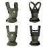  Βρεφικό πορτμπαγκάζ Ergobaby Adapt Soft Flex Mesh, αναπνεύσιμο και άνετο, 0 - 4 ετών, πράσινο της ελιάς - 5