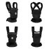 Кош за новородено Ergobaby Adapt Soft Touch Cotton комфортен 0 - 4 години Onyx Black - 3
