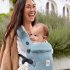 Кош за новородено Ergobaby Adapt Soft Touch Cotton комфортен 0 - 4 години Slate Blue - 4