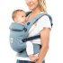 Кош за новородено Ergobaby Adapt Soft Touch Cotton комфортен 0 - 4 години Slate Blue - 2