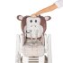 Детско столче за хранене Chicco Polly 2 Start 4 колела от раждането - Маймунка - 7