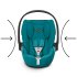 Scoica auto Cybex Platinum Cloud Z2 i-Size pentru copii, 0-24 luni, flexibila, confortabila - River Blue - 4