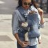 Кош за новородено бебе BabyBjorn One Air анатомичен 3D Mesh - Slate Blue - 3