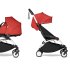 Καρότσι μωρού 2 σε 1 BABYZEN YOYO², λευκό σκελετό, με πορτ-μπεμπέ και κόκκινη συσκευασία - 1