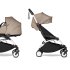 BABYZEN YOYO² Καρότσι 2 σε 1 με Πορτ-μπεμπέ & Λευκό Σκελετό - Taupe - 1