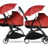 Ομπρέλα για καρότσι BABYZEN YOYO², ρυθμιζόμενη κόκκινη - 14