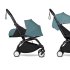 BABYZEN YOYO² Καρότσι 2 σε 1 με Μαύρο Σκελετό, Πακέτο Νεογέννητου & Aqua - 1