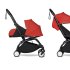 Καρότσι μωρού 2 σε 1 BABYZEN YOYO², μαύρο σκελετό, με συσκευασία για νεογέννητα και συσκευασία σε κόκκινο χρώμα - 1
