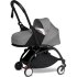 Carucior 3 in 1 pentru copii BABYZEN YOYO², cadru negru, pachet nou nascut, scoica auto Cloud G si pachet de culoare Grey - 2