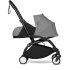 Carucior 3 in 1 pentru copii BABYZEN YOYO², cadru negru, pachet nou nascut, scoica auto Cloud G si pachet de culoare Grey - 3