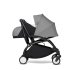 Carucior 3 in 1 pentru copii BABYZEN YOYO², cadru negru, pachet nou nascut, scoica auto Cloud G si pachet de culoare Grey - 4