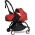 Carucior 3 in 1 pentru copii BABYZEN YOYO², cadru negru, pachet nou nascut, scoica auto Cloud G si pachet de culoare Red - 2