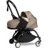 Carucior 3 in 1 pentru copii BABYZEN YOYO², cadru negru, pachet nou nascut, scoica auto Cloud G si pachet de culoare Taupe - 2