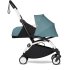 Carucior 3 in 1 pentru copii BABYZEN YOYO², cadru alb, pachet nou nascut, scoica auto Cloud G si pachet de culoare Aqua - 3