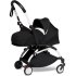 Carucior 3 in 1 pentru copii BABYZEN YOYO², cadru alb, pachet nou nascut, scoica auto Cloud G si pachet de culoare Black - 2