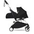 Carucior 3 in 1 pentru copii BABYZEN YOYO², cadru alb, pachet nou nascut, scoica auto Cloud G si pachet de culoare Black - 3