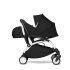 Carucior 3 in 1 pentru copii BABYZEN YOYO², cadru alb, pachet nou nascut, scoica auto Cloud G si pachet de culoare Black - 4