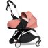 Carucior 3 in 1 pentru copii BABYZEN YOYO², cadru alb, pachet nou nascut, scoica auto Cloud G si pachet de culoare Ginger - 2