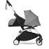 Carucior 3 in 1 pentru copii BABYZEN YOYO², cadru alb, pachet nou nascut, scoica auto Cloud G si pachet de culoare Grey - 3