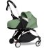 Carucior 3 in 1 pentru copii BABYZEN YOYO², cadru alb, pachet nou nascut, scoica auto Cloud G si pachet de culoare Peppermint - 2