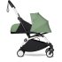 Καρότσι μωρού BABYZEN YOYO² 3 σε 1, λευκό σκελετό, συσκευασία για νεογέννητα, κάθισμα αυτοκινήτου Cloud G και συσκευασία σε χρώμα Peppermint - 3