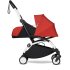 Carucior 3 in 1 pentru copii BABYZEN YOYO², cadru alb, pachet nou nascut, scoica auto Cloud G si pachet de culoare Red - 3