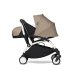 Carucior 3 in 1 pentru copii BABYZEN YOYO², cadru alb, pachet nou nascut, scoica auto Cloud G si pachet de culoare Taupe - 4