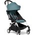 Carucior 3 in 1 pentru copii BABYZEN YOYO², cadru alb, pachet nou nascut, scoica auto Cloud G si pachet de culoare Aqua - 5