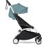 Carucior 3 in 1 pentru copii BABYZEN YOYO², cadru alb, pachet nou nascut, scoica auto Cloud G si pachet de culoare Aqua - 6