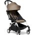 Carucior 3 in 1 pentru copii BABYZEN YOYO², cadru alb, pachet nou nascut, scoica auto Cloud G si pachet de culoare Taupe - 5