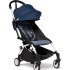 Carucior 3 in 1 pentru copii BABYZEN YOYO², cadru alb, pachet nou nascut, scoica auto Cloud G si pachet de culoare Air France - 5