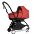 Carucior 3 in 1 pentru copii BABYZEN YOYO², cadru negru, cu landou, scoica auto Cloud G si pachet de culoare Red - 2