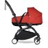 Carucior 3 in 1 pentru copii BABYZEN YOYO², cadru negru, cu landou, scoica auto Cloud G si pachet de culoare Red - 3