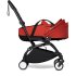 Carucior 3 in 1 pentru copii BABYZEN YOYO², cadru negru, cu landou, scoica auto Cloud G si pachet de culoare Red - 4